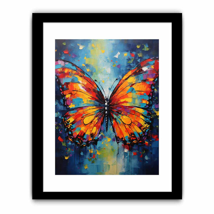 Colorful Butterfly Modern Art Painting