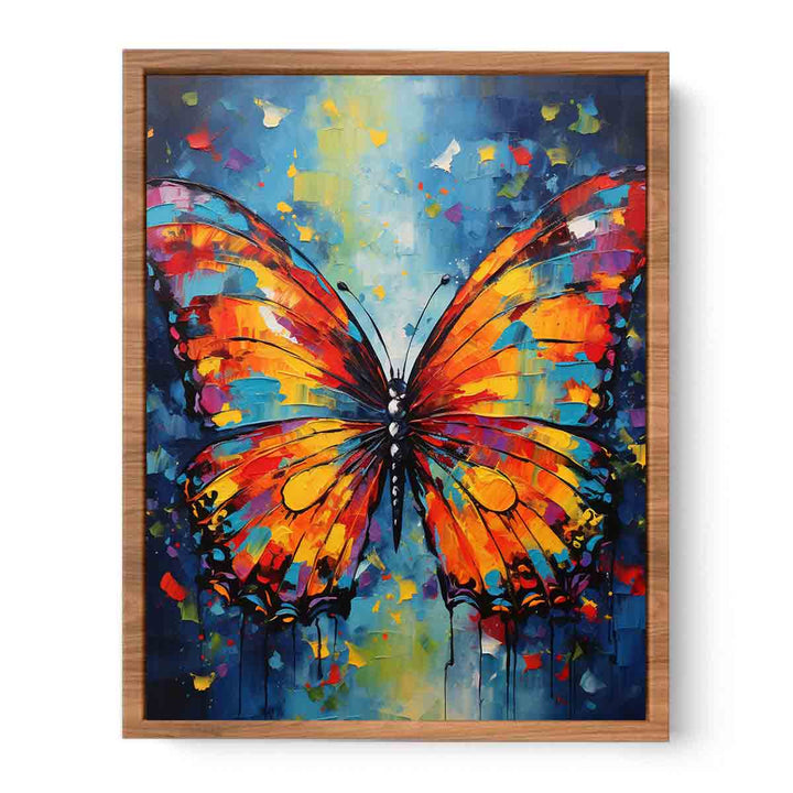 Colorful Butterfly Modern Art Painting
