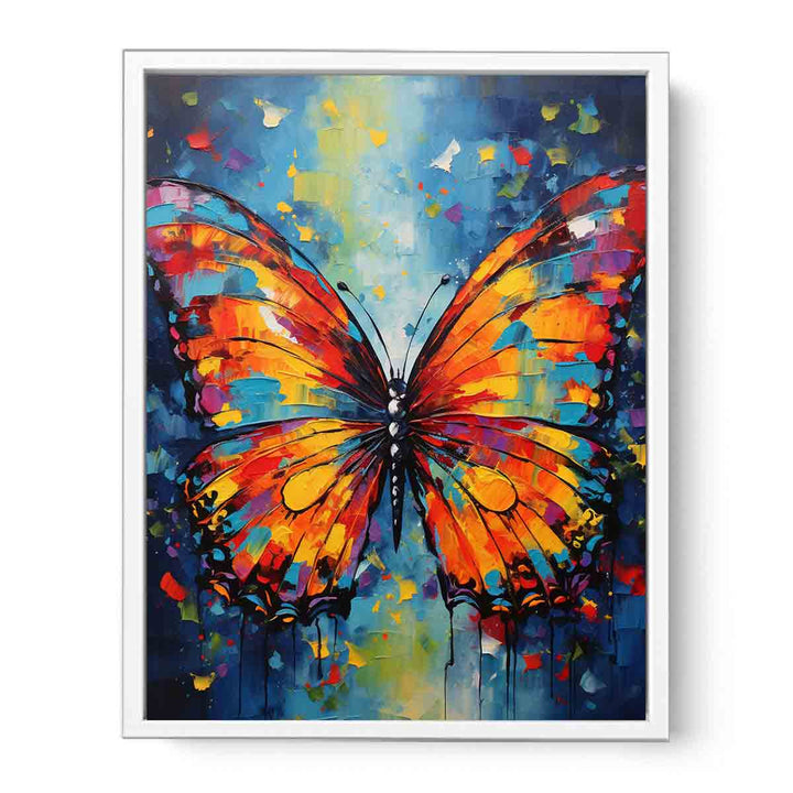 Colorful Butterfly Modern Art Painting
