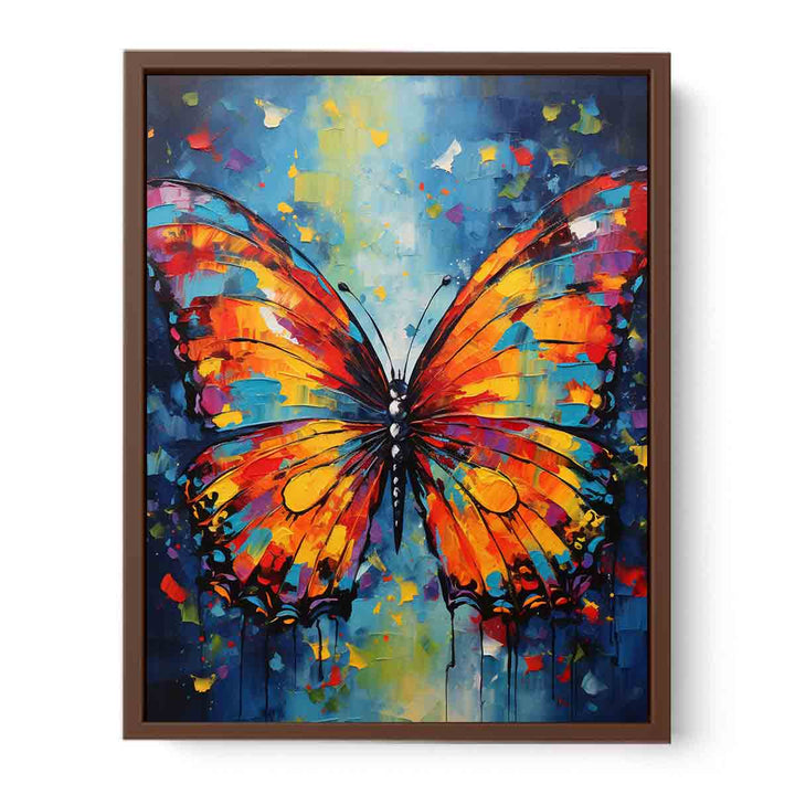 Colorful Butterfly Modern Art Painting