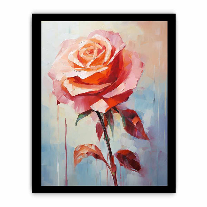 Modern Rose Art Painting