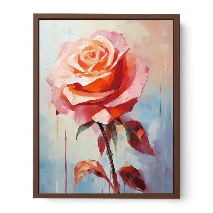 Modern Rose Art Painting