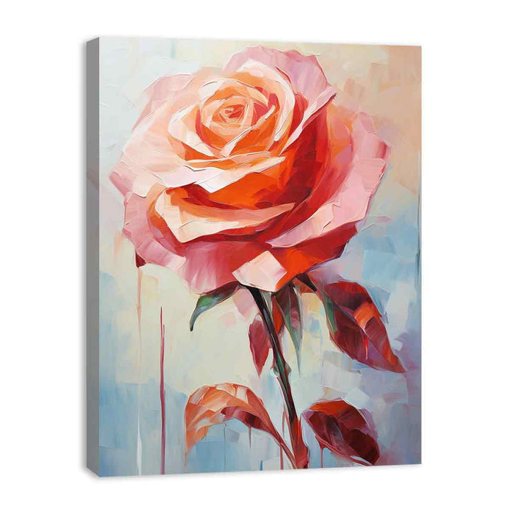 Modern Rose Art Painting