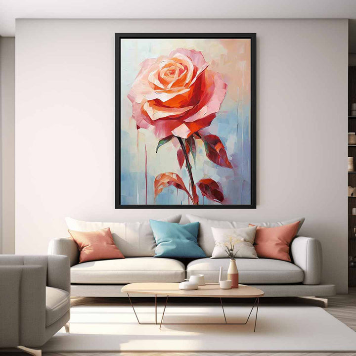 Modern Rose Art Painting