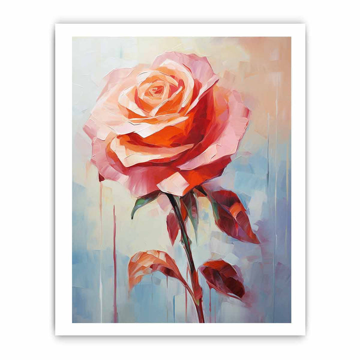 Modern Rose Art Painting
