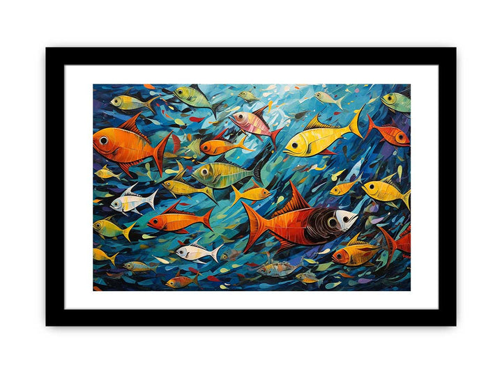 Fishes Modern Art Painting