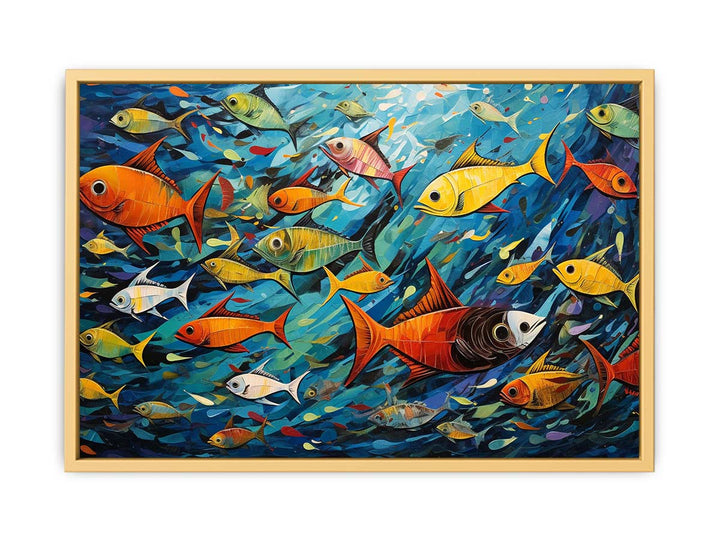 Fishes Modern Art Painting