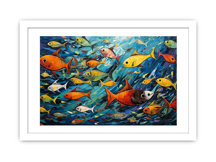 Fishes Modern Art Painting