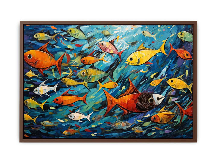 Fishes Modern Art Painting