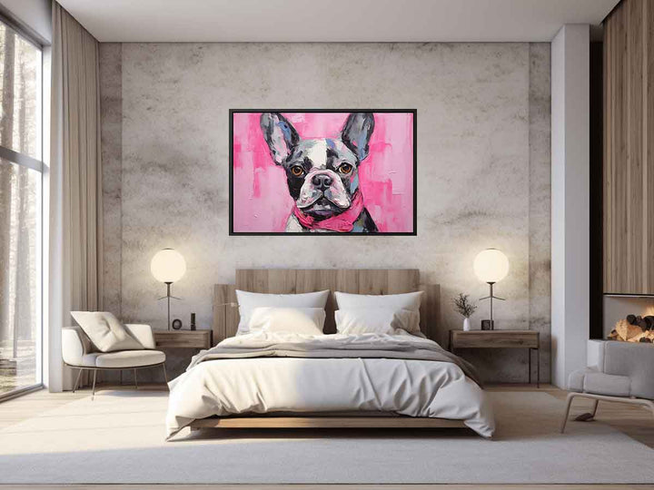 Modern Art Painting Pug Dog