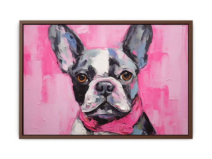 Modern Art Painting Pug Dog