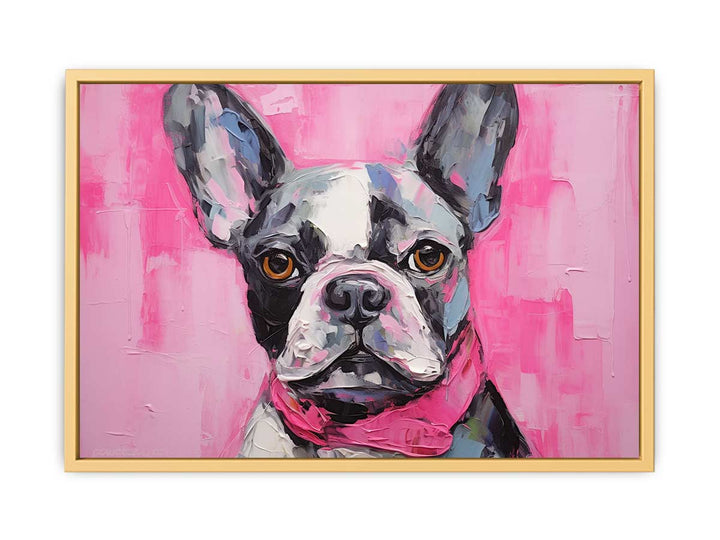 Modern Art Painting Pug Dog