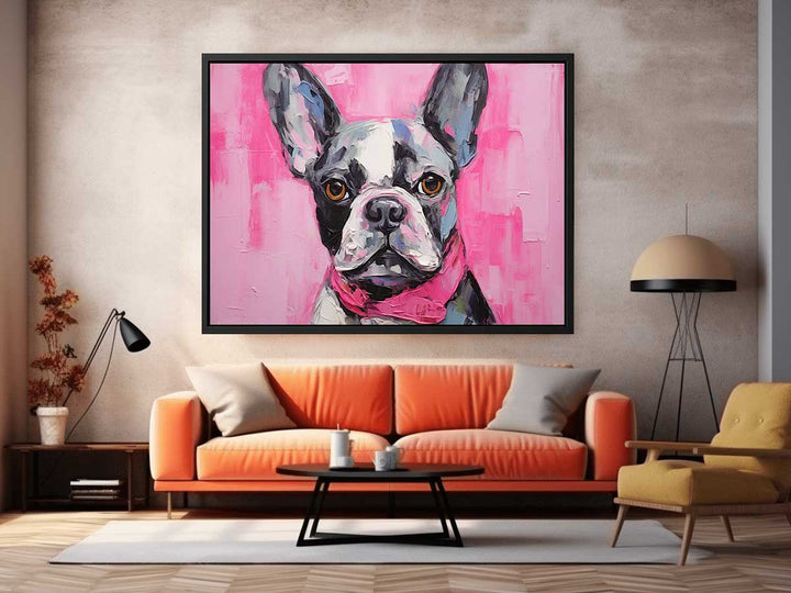 Modern Art Painting Pug Dog