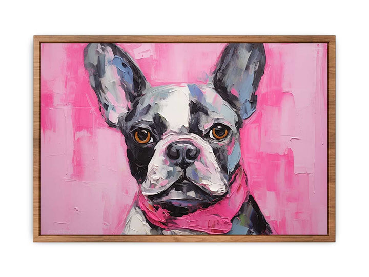 Modern Art Painting Pug Dog
