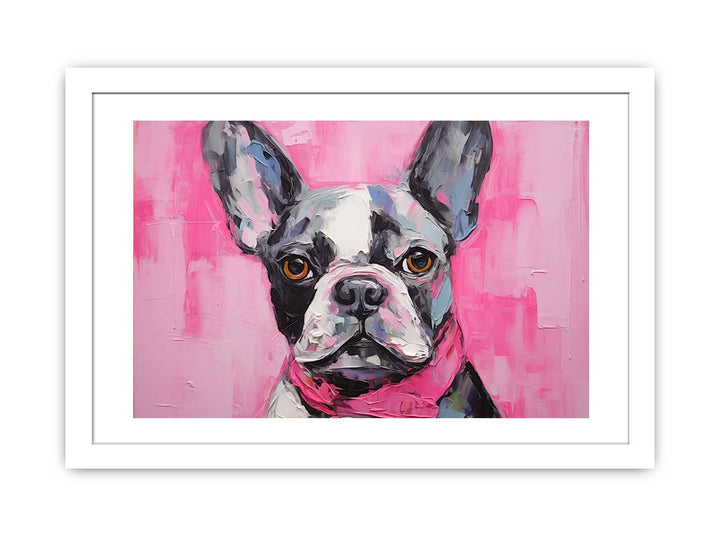 Modern Art Painting Pug Dog