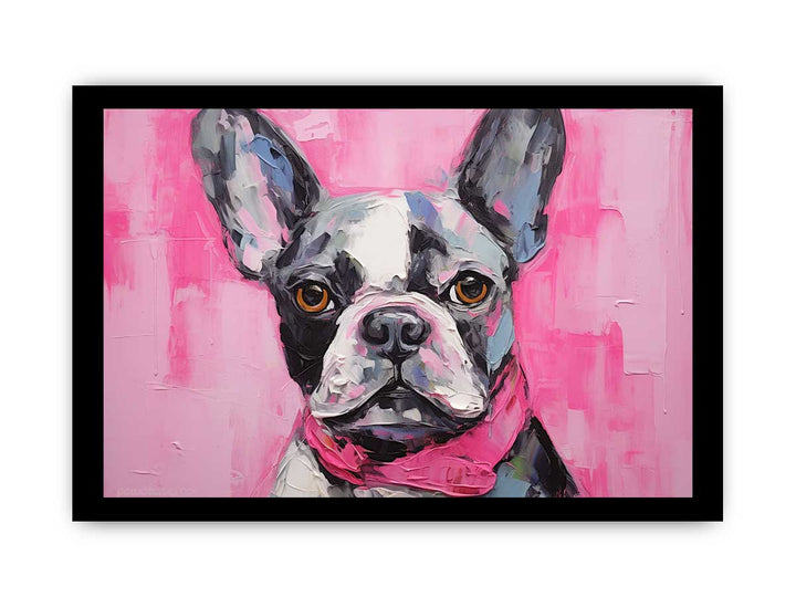 Modern Art Painting Pug Dog