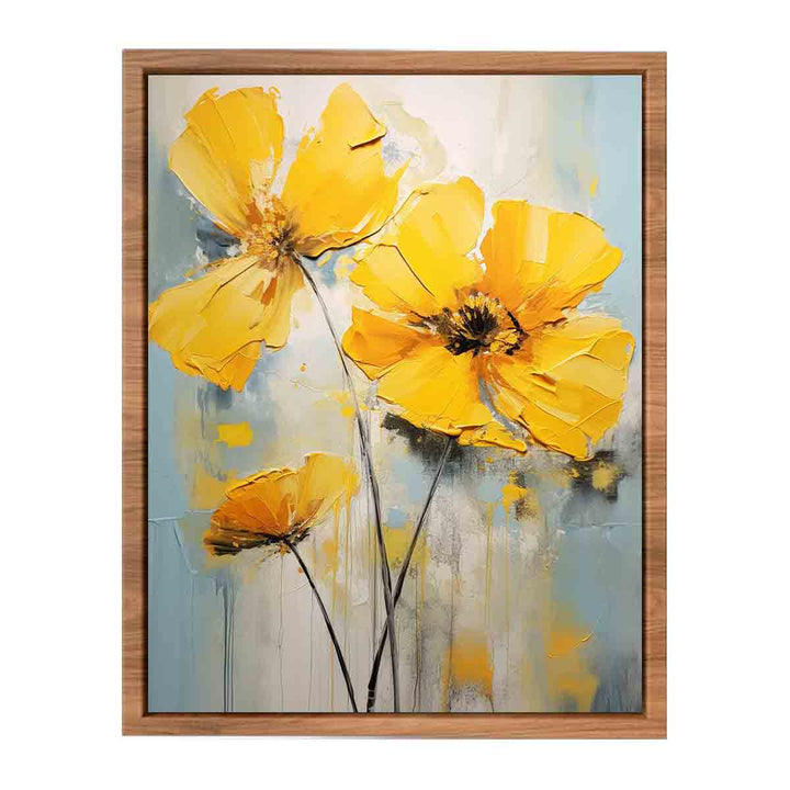 Flower Yellow Painting