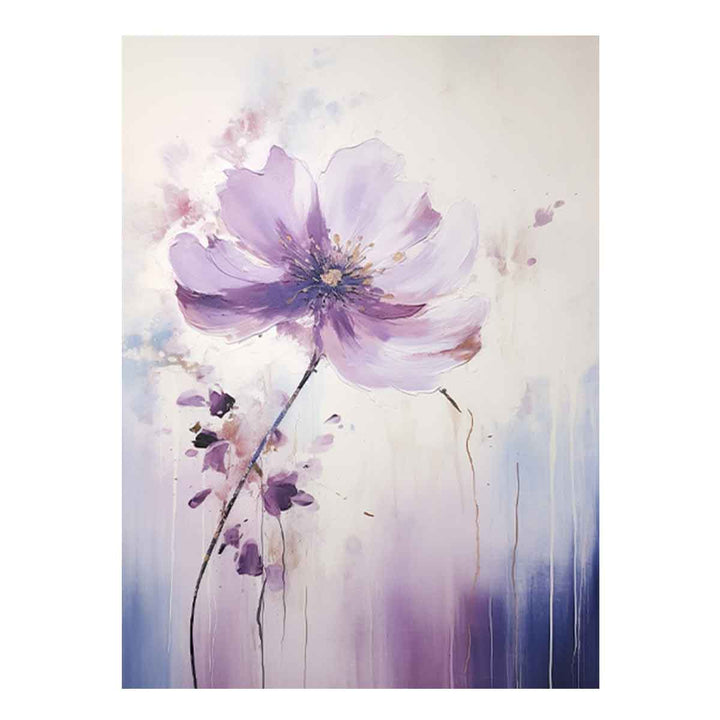 Flower Purple Painting  