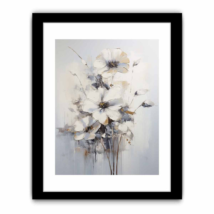 Flower Grey Painting