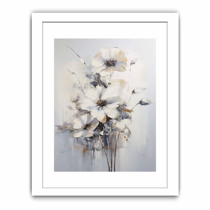 Flower Grey Painting