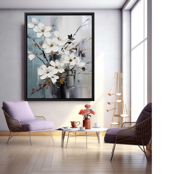 Flower White Painting