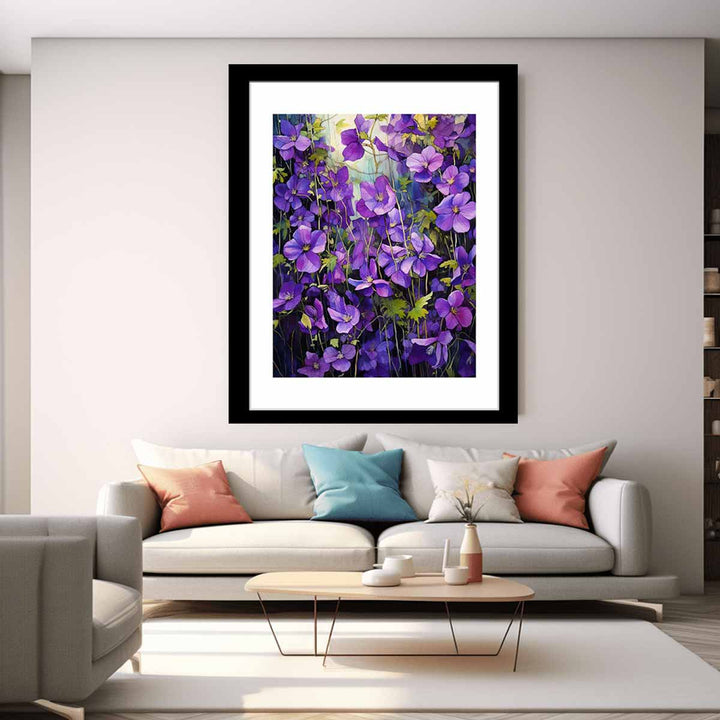 Flower Painting Purple
