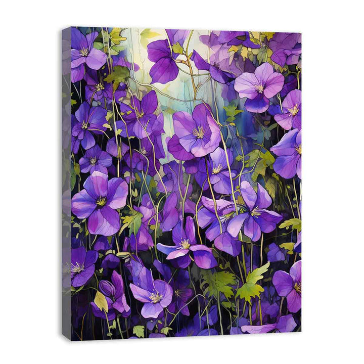 Flower Painting Purple