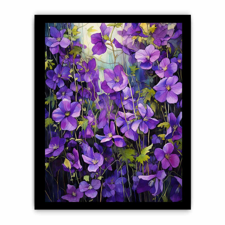 Flower Painting Purple