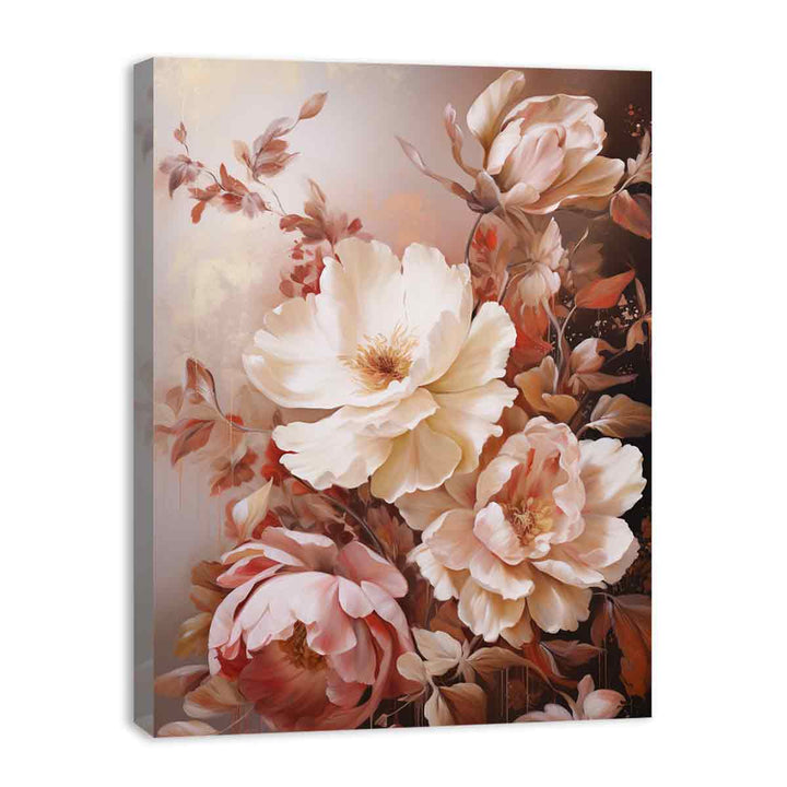 Flower Brown Art Painting  