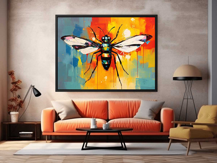 Fly Modern Art Painting