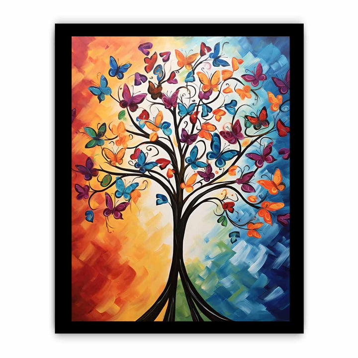 Buterfuly Tree Modern Art