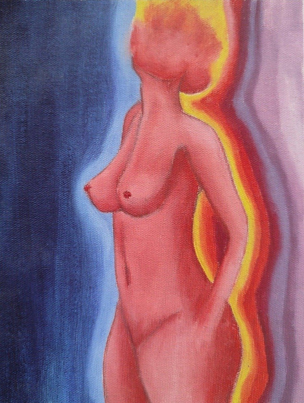 Whispers of Her Silence  ( Original ) Oil Painiting