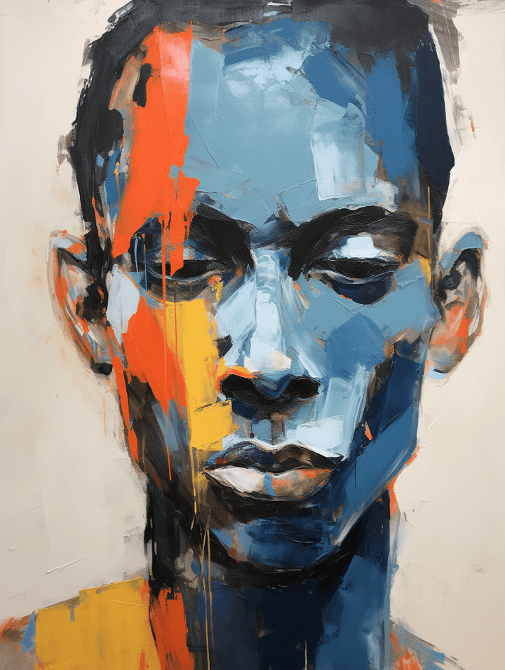 Abstract Portrait Painting