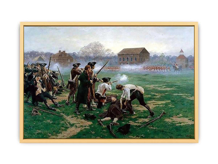 The Battle of Lexington, 19th April 1775