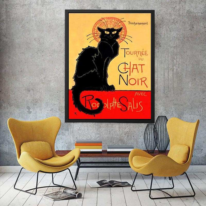 Le Chat Noir By Steinlen