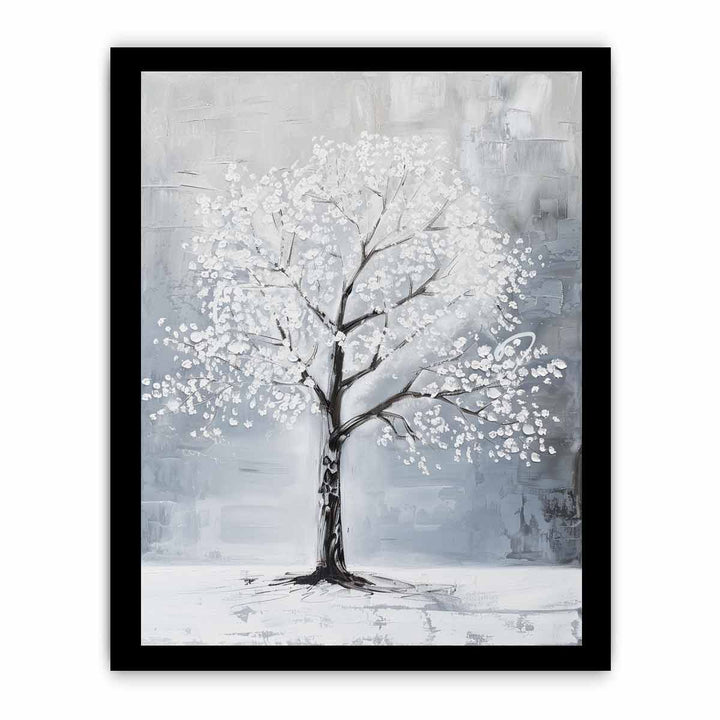 White Tree Painting