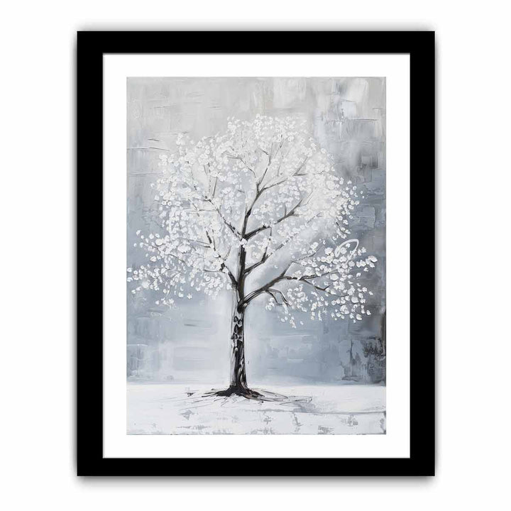 White Tree Painting
