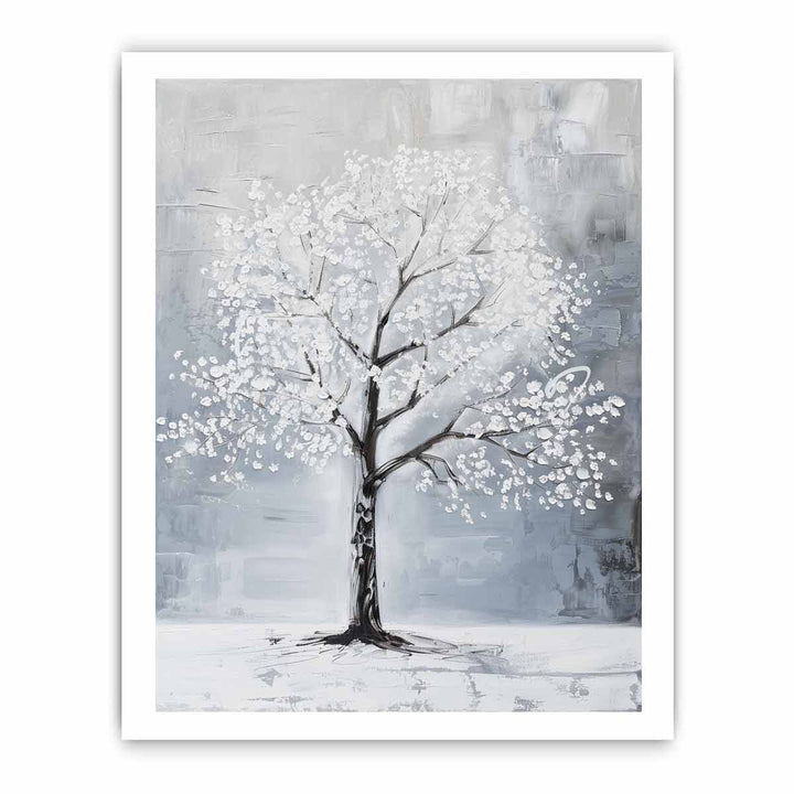 White Tree Painting