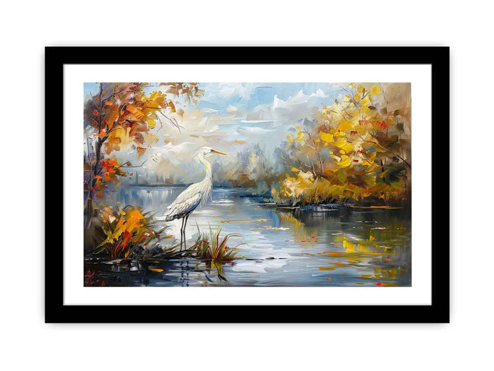 Bird  Landscape  Painting