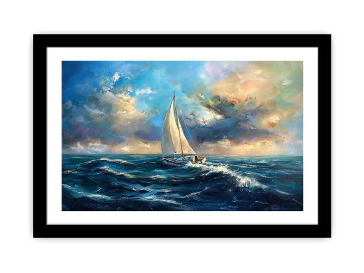 Sailing Boat Painting