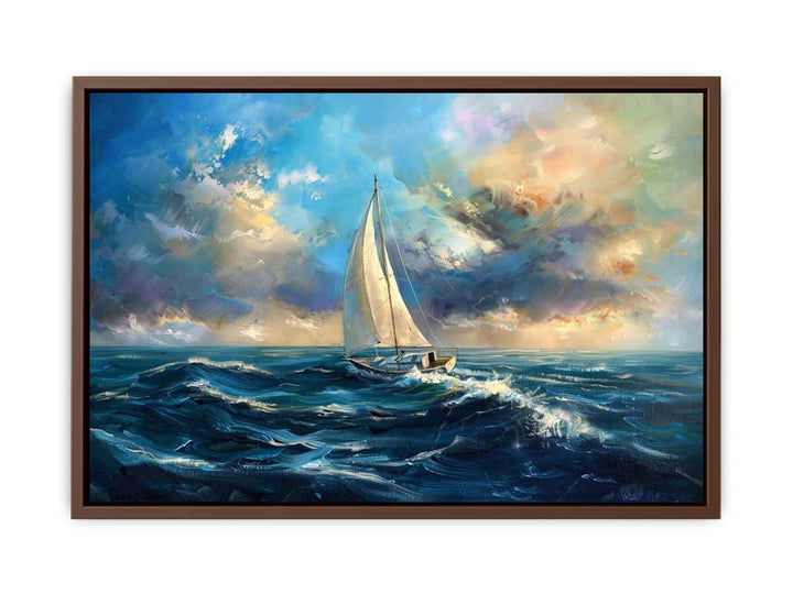 Sailing Boat Painting
