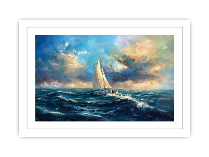 Sailing Boat Painting