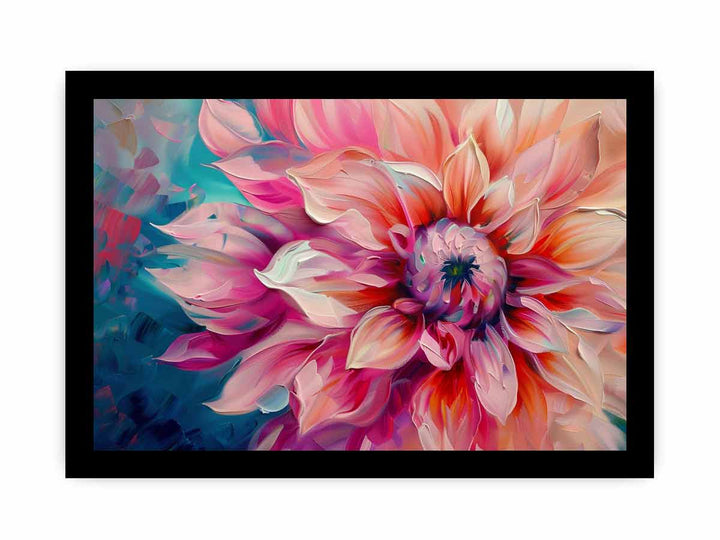 Floral Painting on Canvas