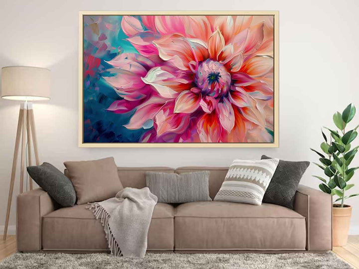 Floral Painting on Canvas