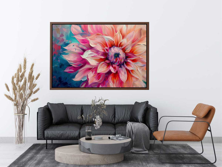 Floral Painting on Canvas