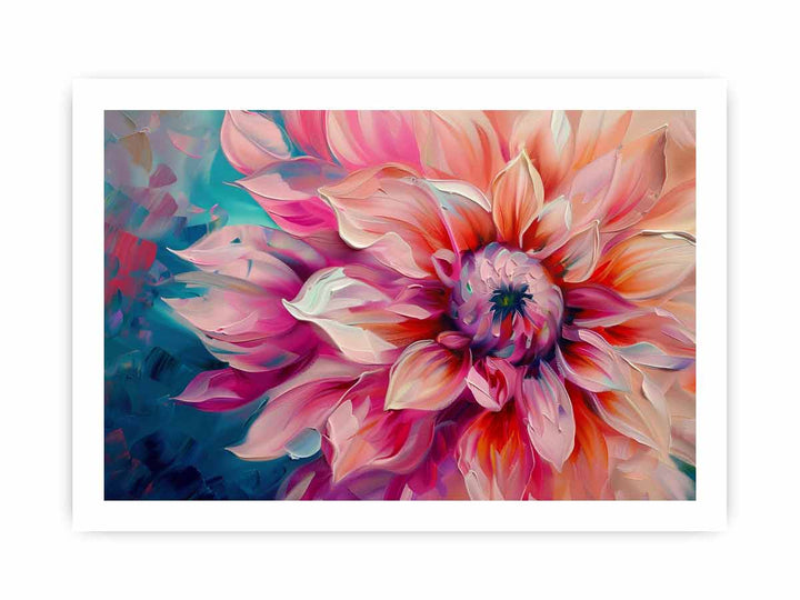 Floral Painting on Canvas