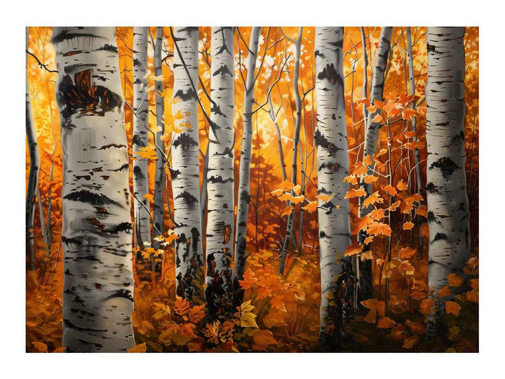 Birch Tree Painting