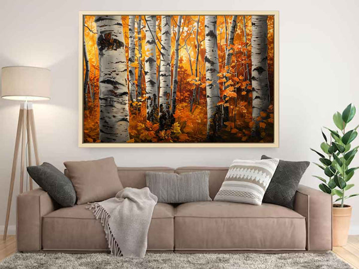 Birch Tree Painting