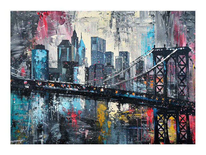 New York City Bridge Painting