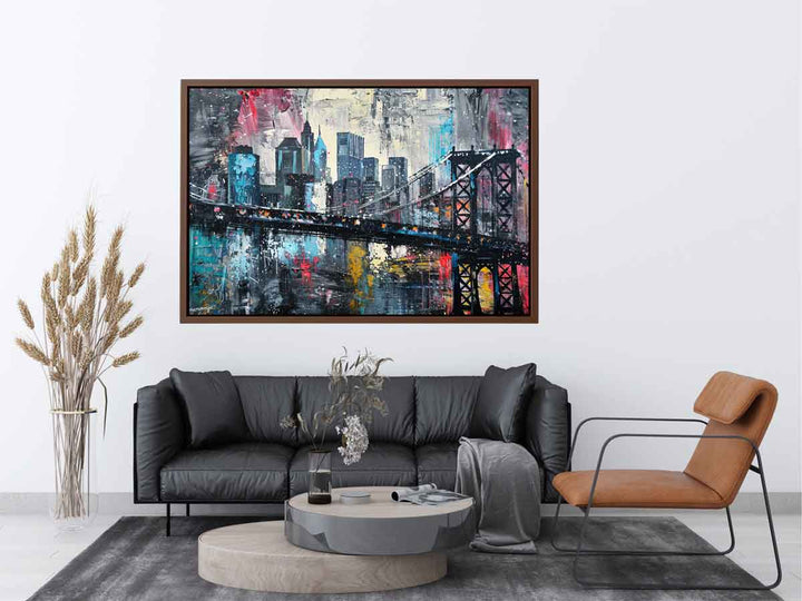 New York City Bridge Painting